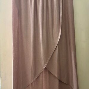 Nally & Millie High Low Mauve/Taupe/Gray/Purple/Tan Skirt